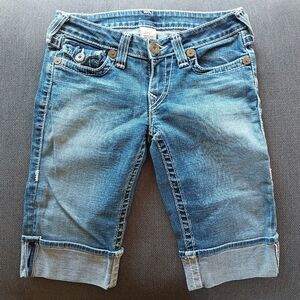 True Religion Jean Bermuda Shorts
